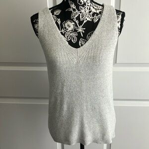 👁️3/$15 GAP Heather Gray Knit Pullover